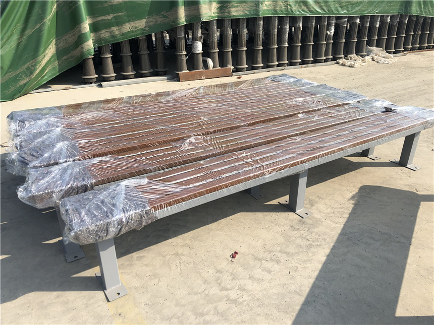 公交候車亭座椅，木質(zhì)公交站臺(tái)座椅