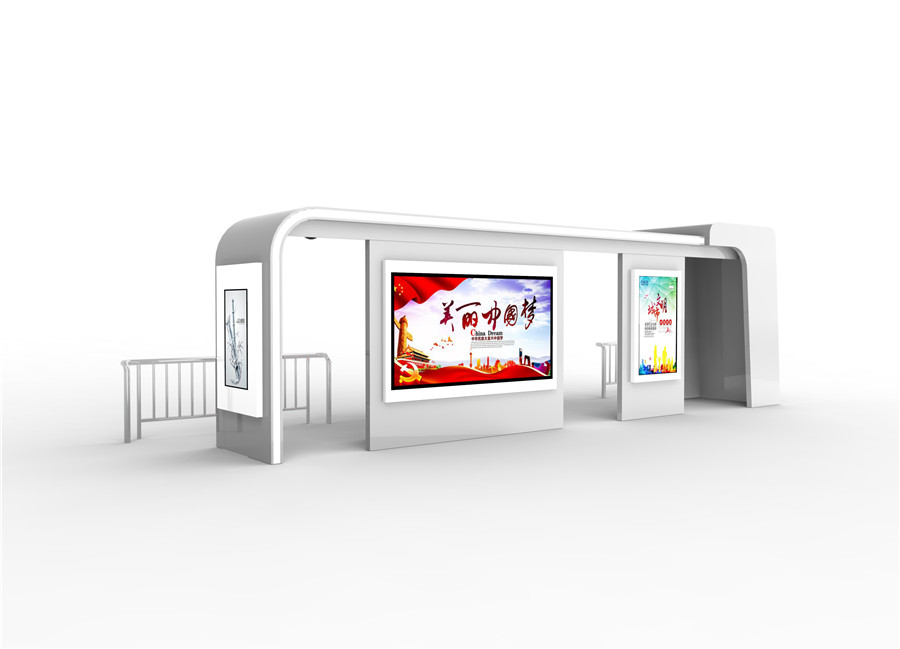 【2019年8月30日】北京公交候車(chē)亭安裝完成