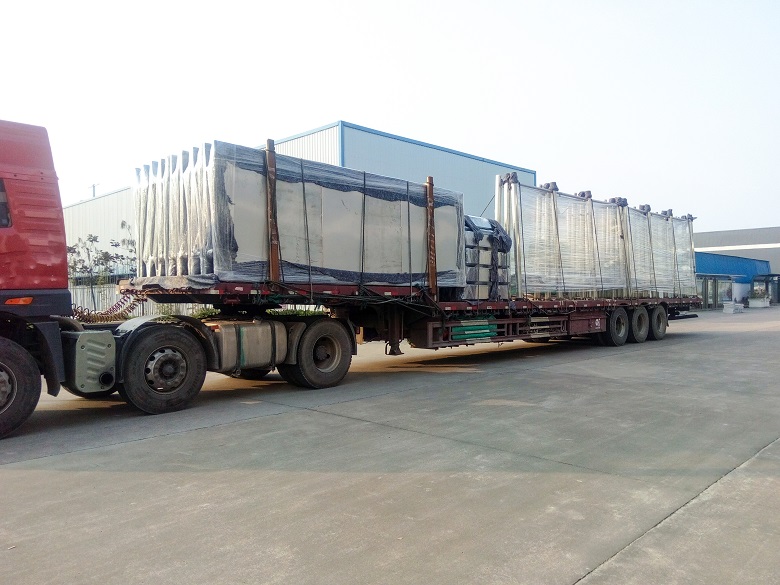 2018.7.10  山東文登公交站臺、候車亭發(fā)貨